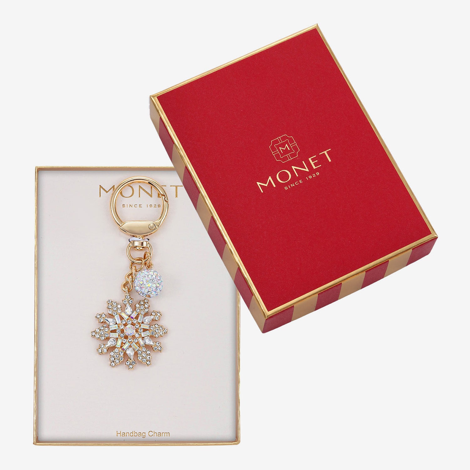 Monet Jewelry Snowflake Bag Charm