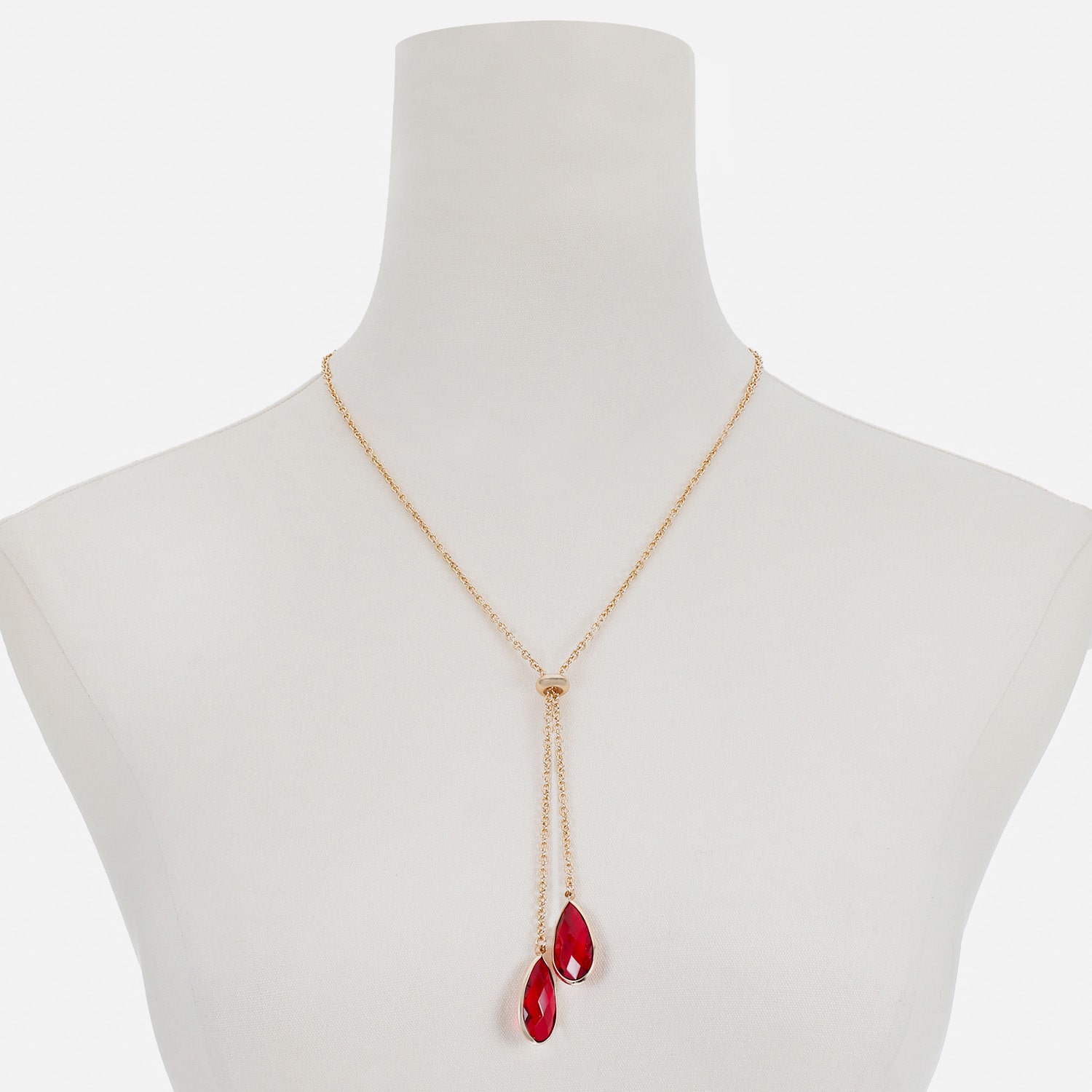 Liz Claiborne Womens Inch Y Necklace