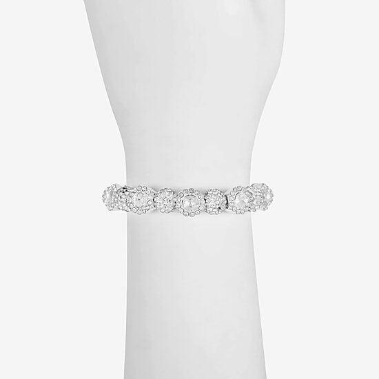 Monet Jewelry Womens Glass Round Stretch Bracelet