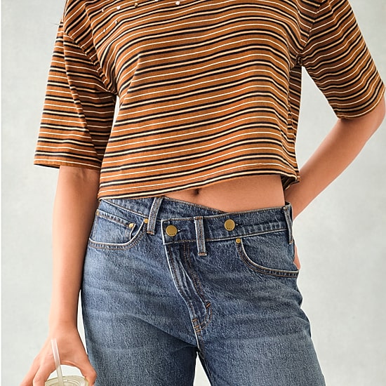 A.N.A Womens High Rise Relaxed Fit Jean