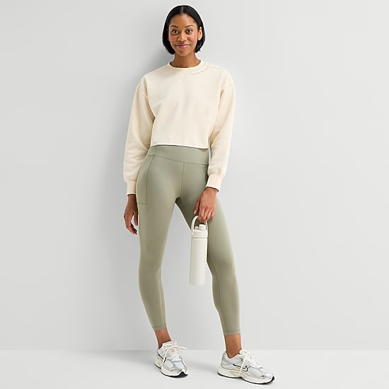 Xersion Womens Crew Neck Long Sleeve Sweatshirt