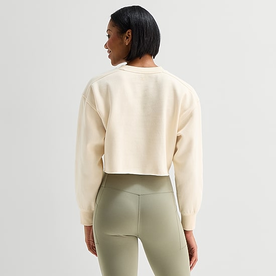 Xersion Womens Crew Neck Long Sleeve Sweatshirt