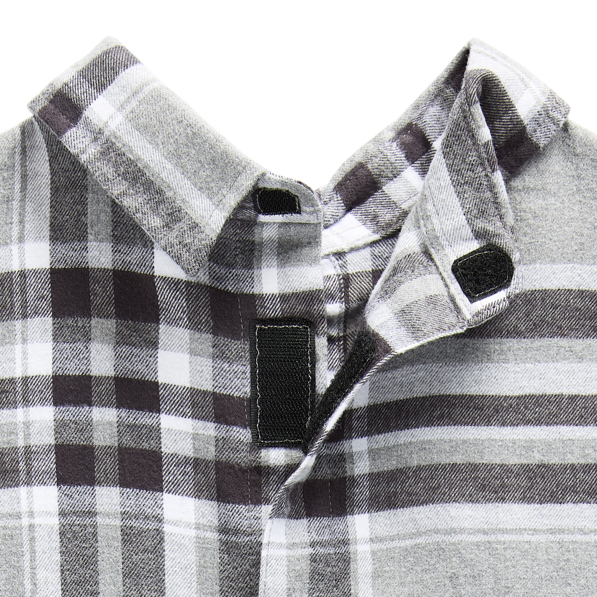 St. John's Bay Seated Mens Easy-on + Easy-off Wear Long Sleeve Adaptive Classic Fit Flannel Shirt