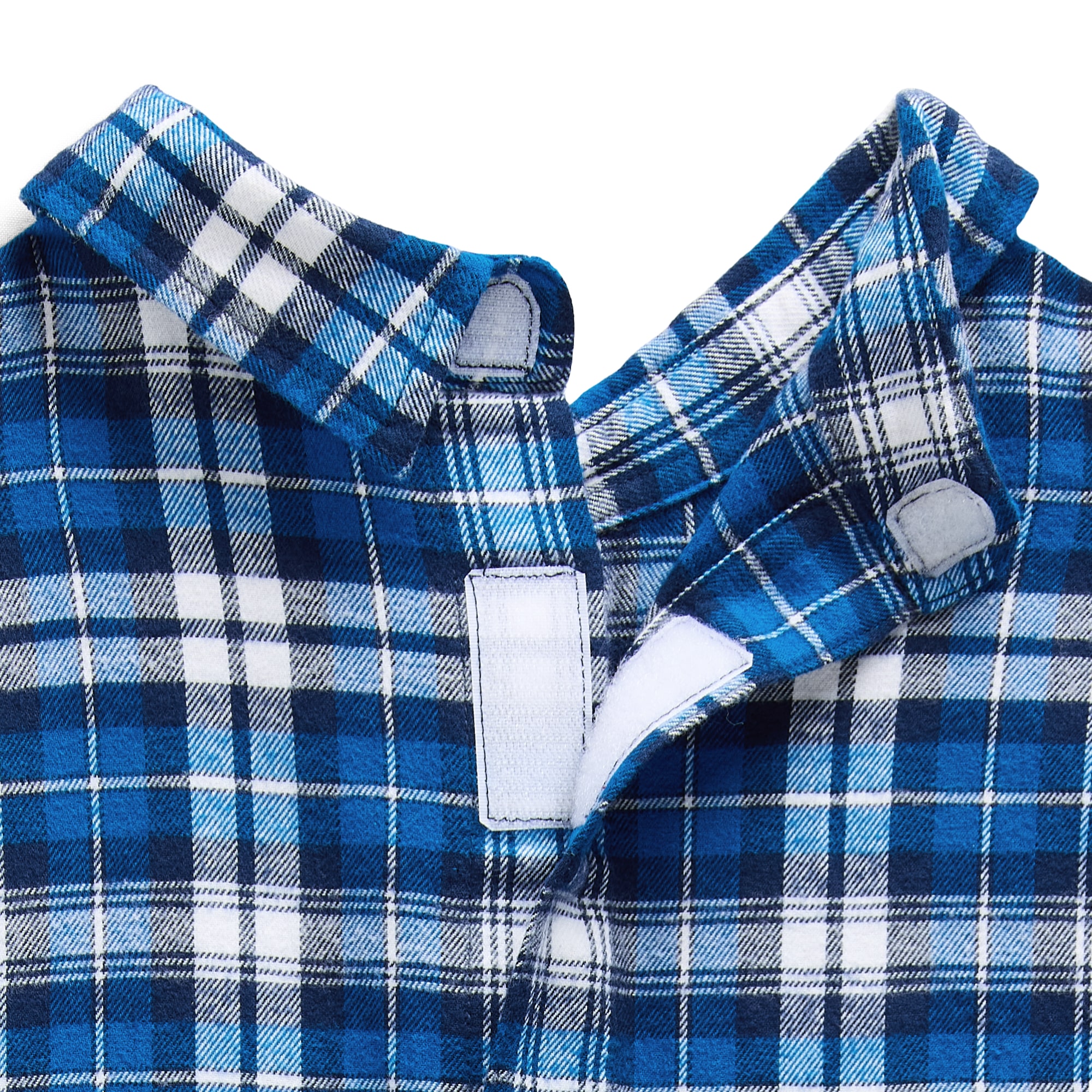 St. John's Bay Seated Mens Easy-on + Easy-off Wear Long Sleeve Adaptive Classic Fit Big and Tall Flannel Shirt