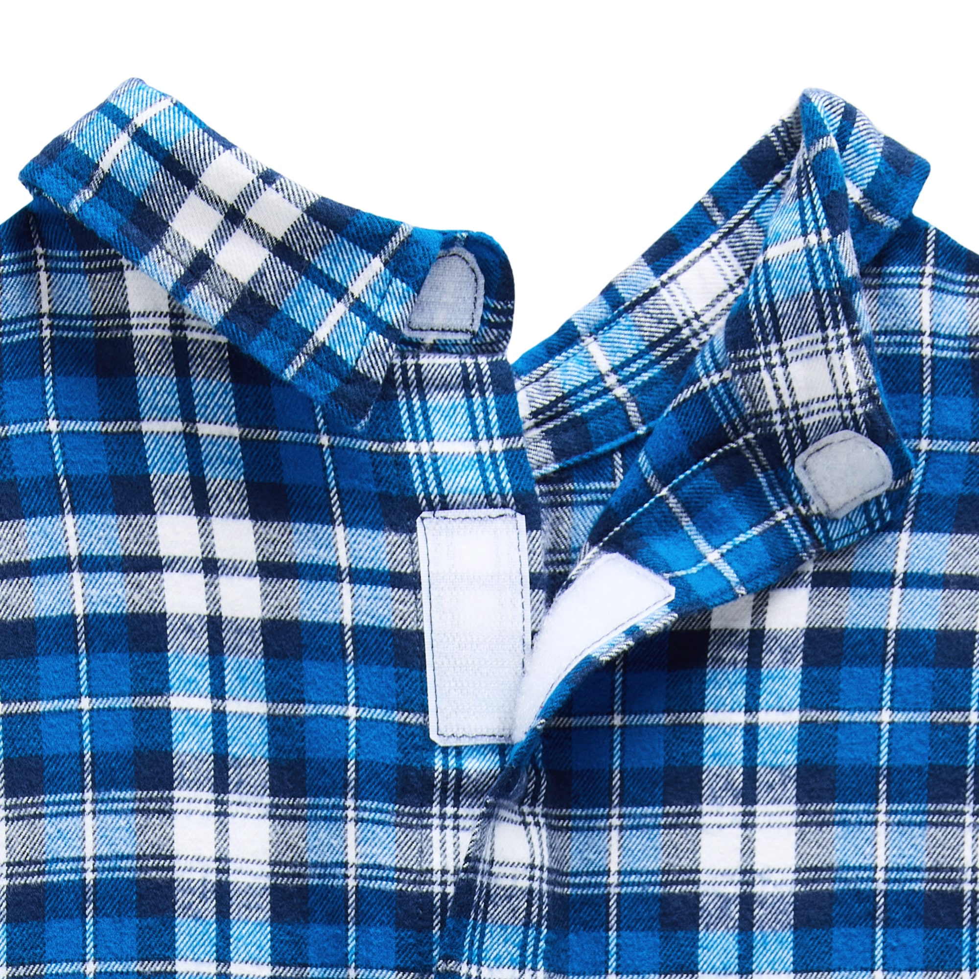 St. John's Bay Seated Mens Easy-on + Easy-off Wear Long Sleeve Adaptive Classic Fit Flannel Shirt