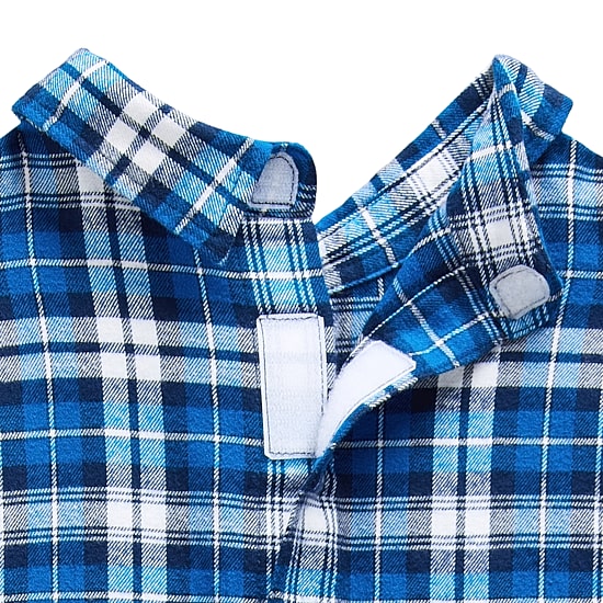 St. John's Bay Seated Mens Easy-on + Easy-off Seated Wear Long Sleeve Adaptive Classic Fit Flannel Shirt