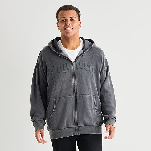 Arizona Mens Hooded Long Sleeve Big and Tall Sweatshirt, X-large Tall, Gray