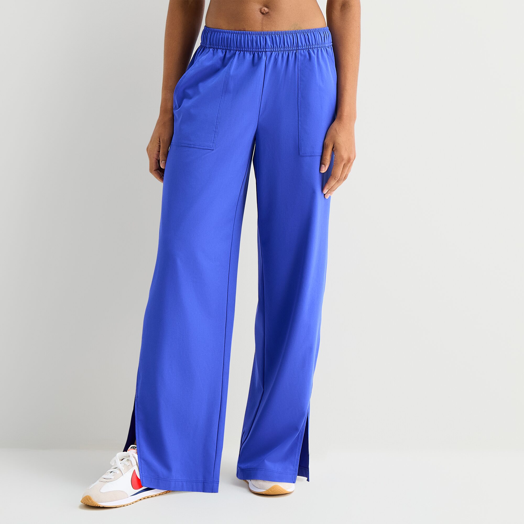Xersion Womens Wide Leg Mid Rise Regular Fit Track Pant