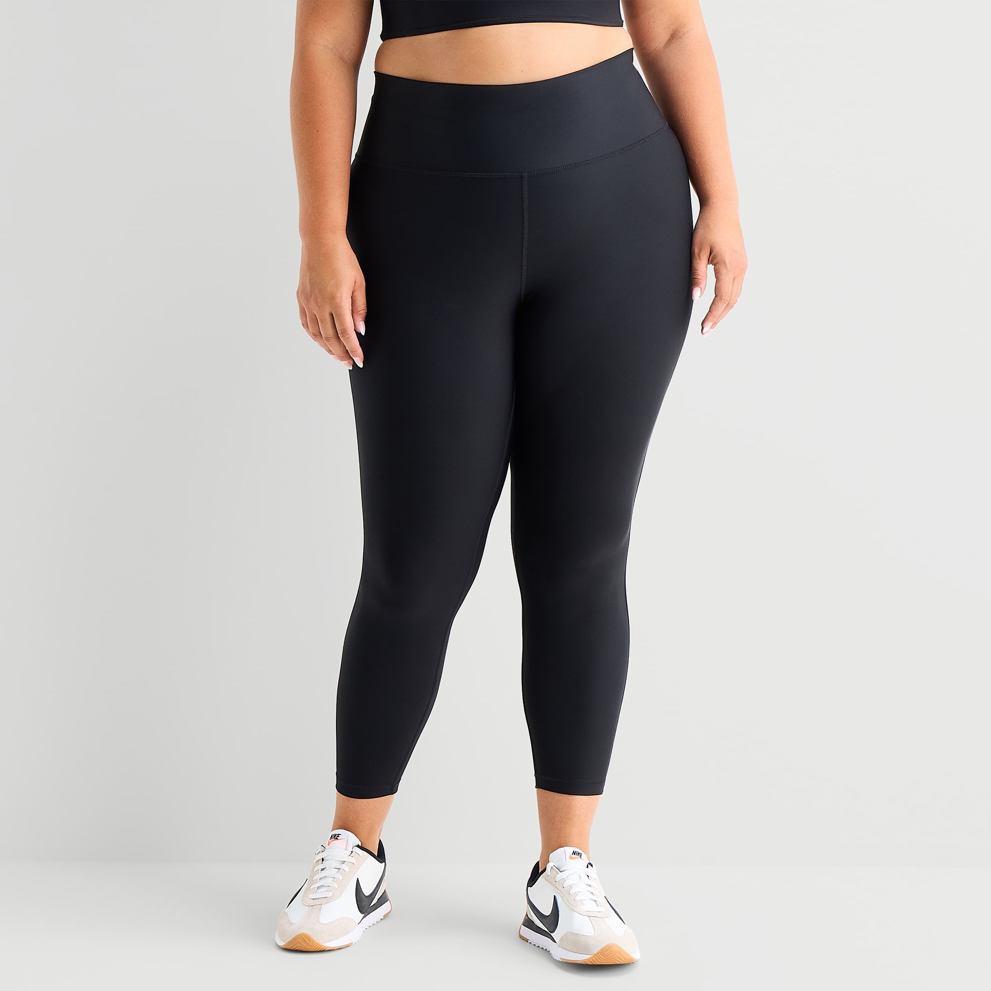 Xersion EverContour+ Womens Quick Dry High Rise 25" Plus 7/8 Ankle Legging