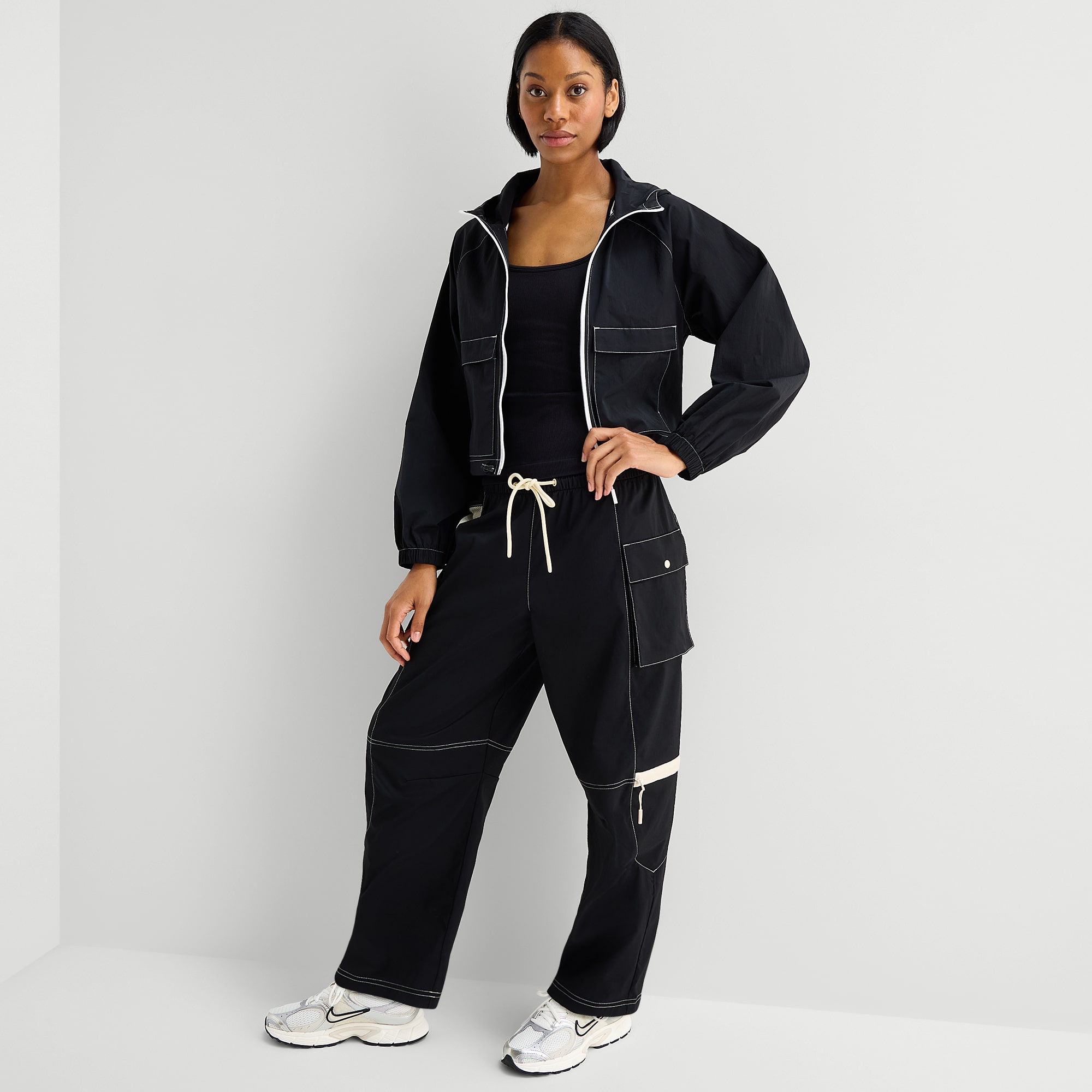 Xersion Womens Straight Mid Rise Regular Fit Track Pant
