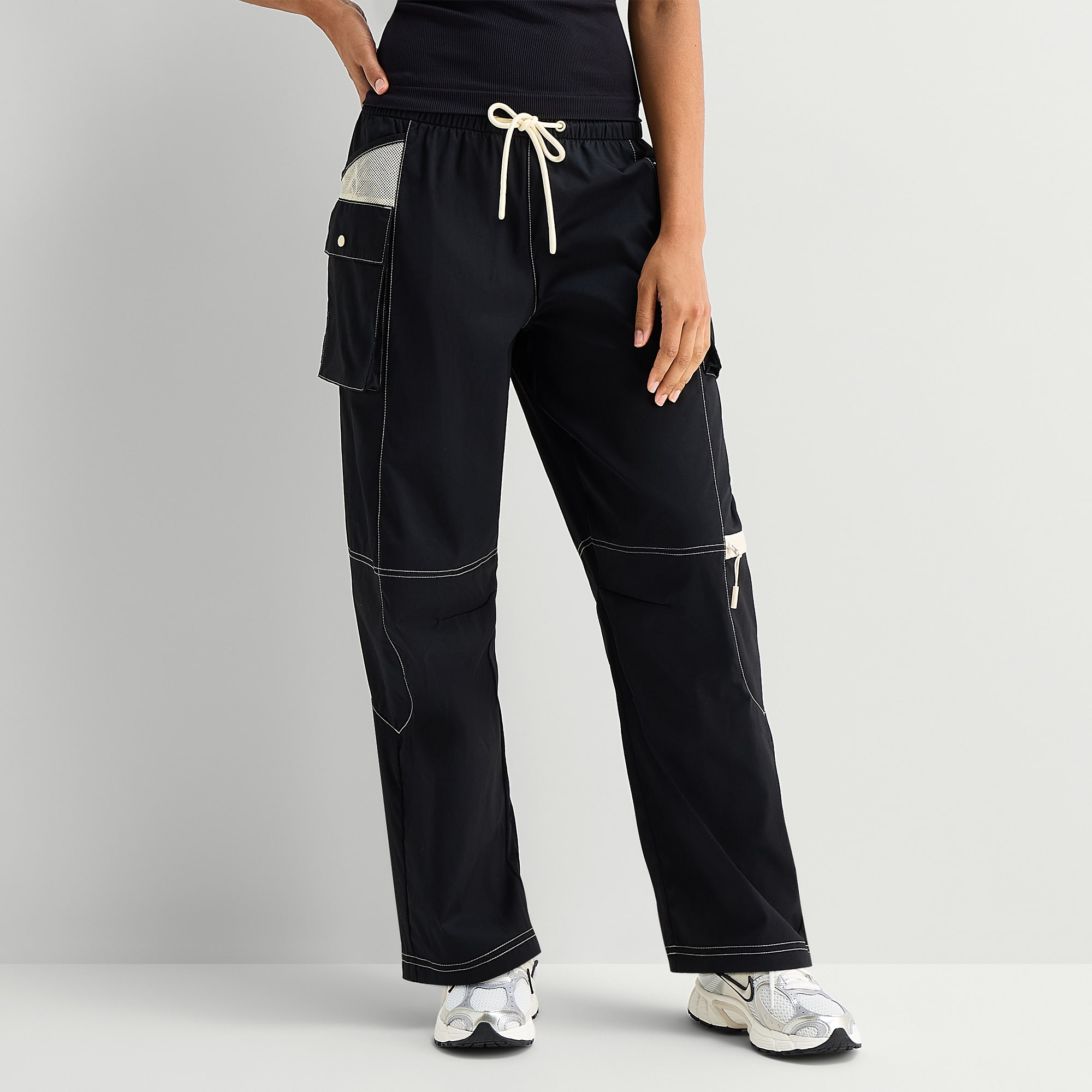 Xersion Womens Straight Mid Rise Regular Fit Track Pant