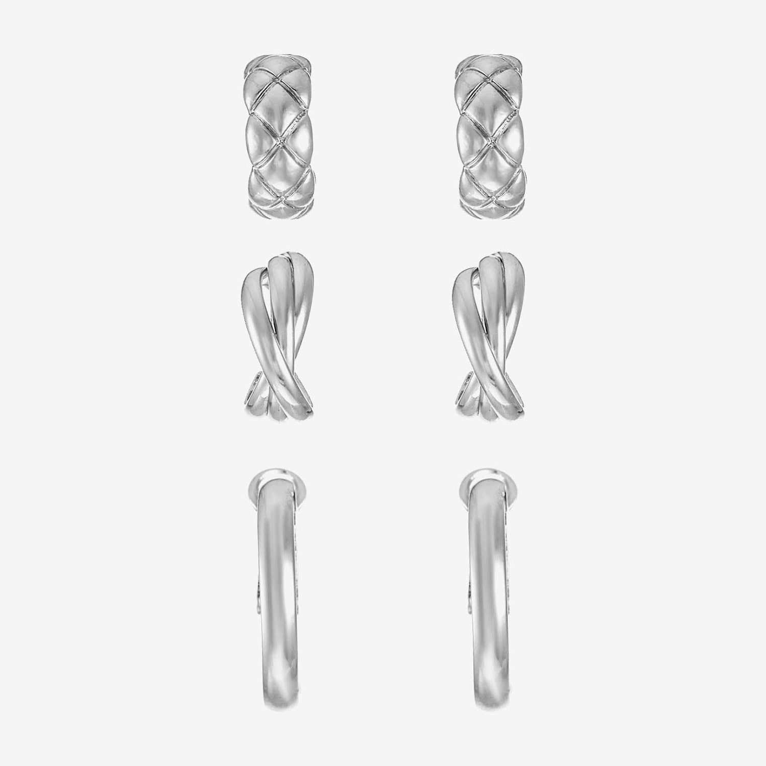 Liz Claiborne Womens Hypoallergenic 3 Pair Earring Set