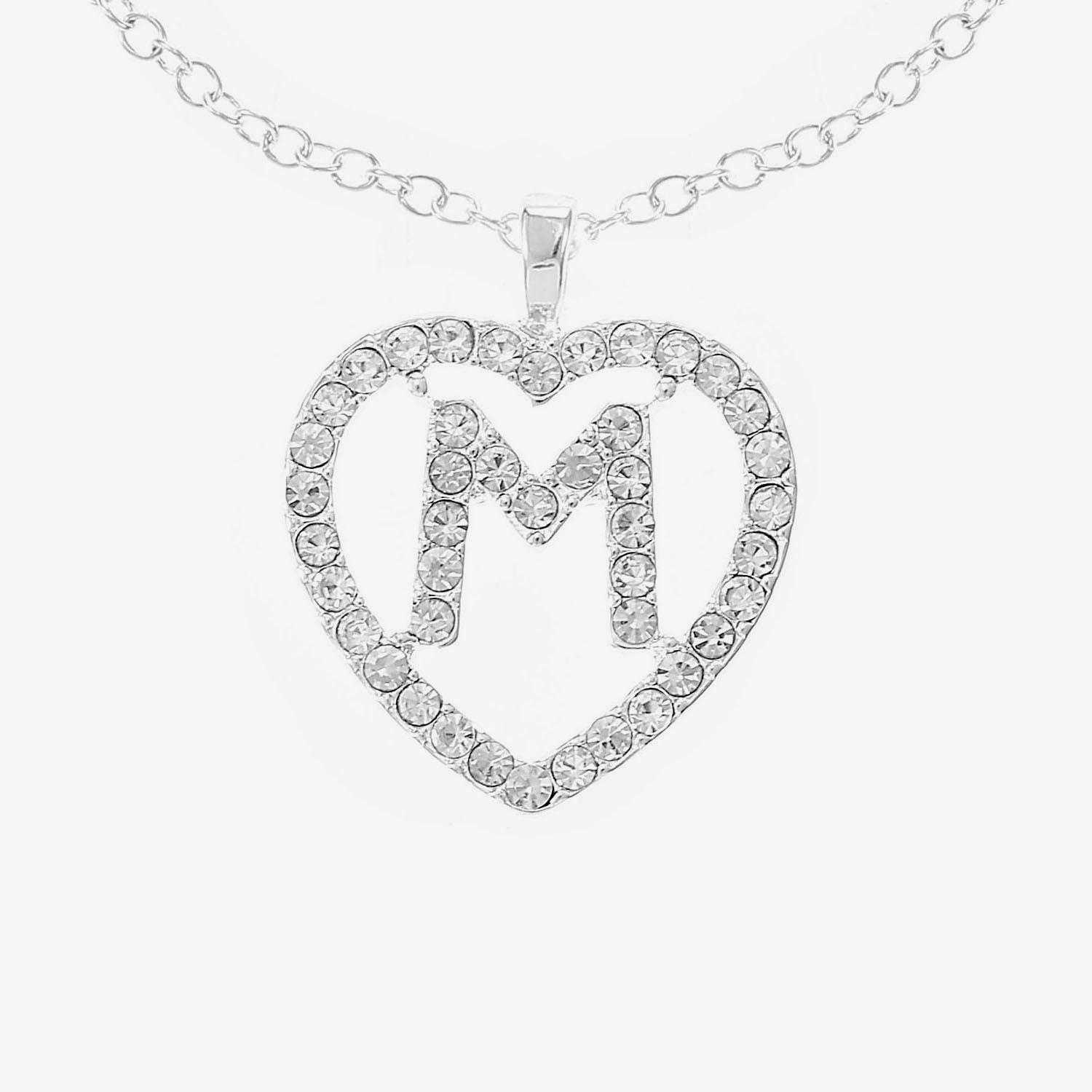 Monet Jewelry Womens Glass Heart 2-pc. Jewelry Set