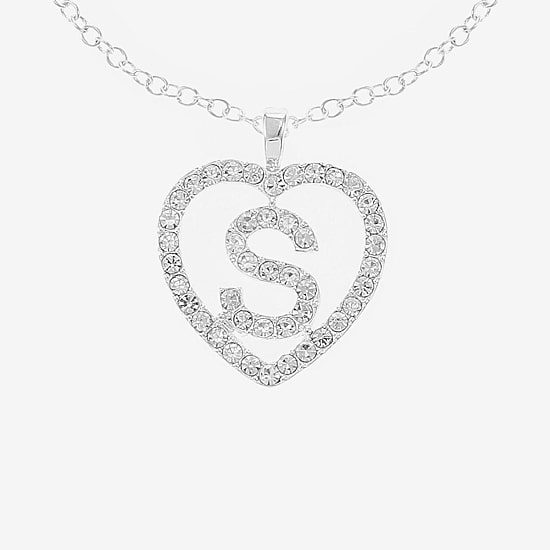 Monet Jewelry Womens Glass Heart 2-pc. Jewelry Set