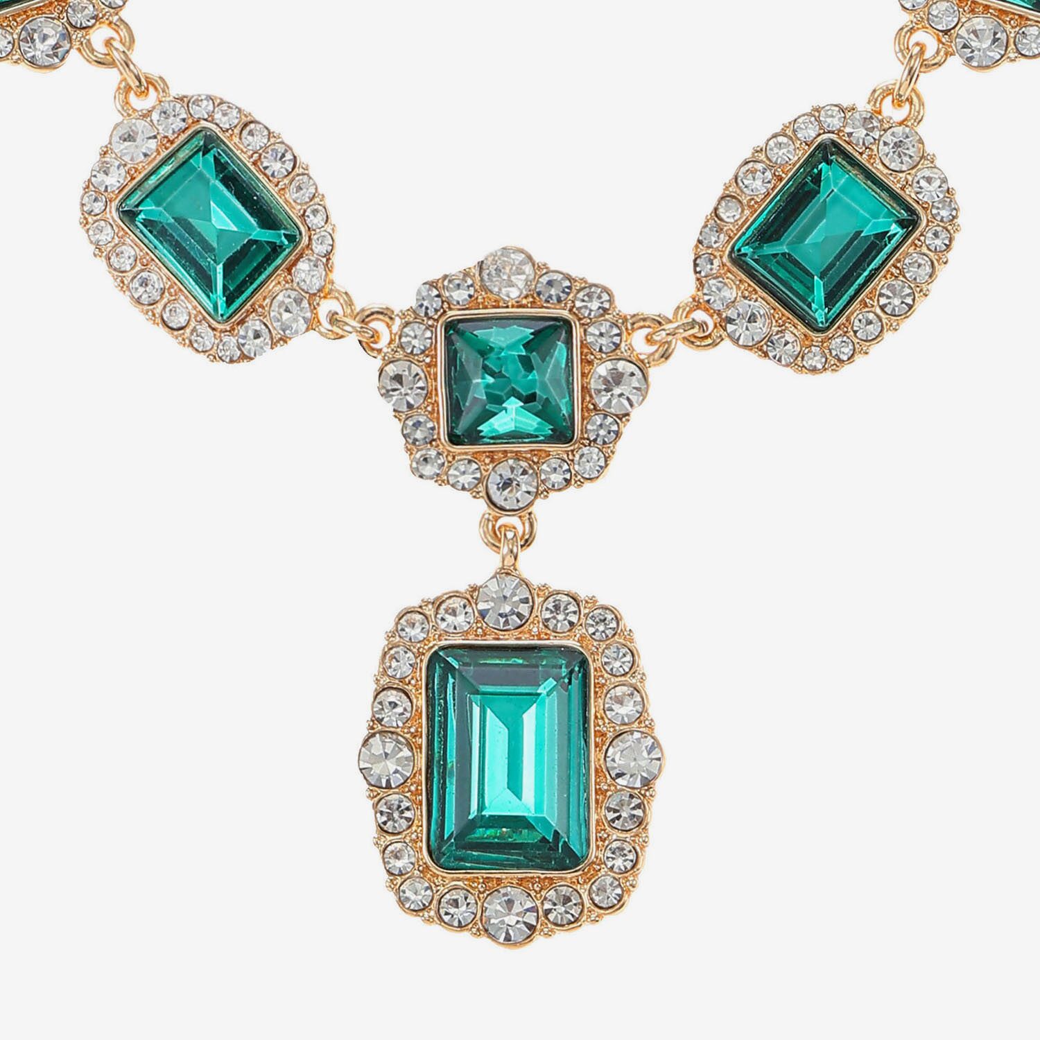Monet Jewelry Womens Glass 18 Inch Y Necklace