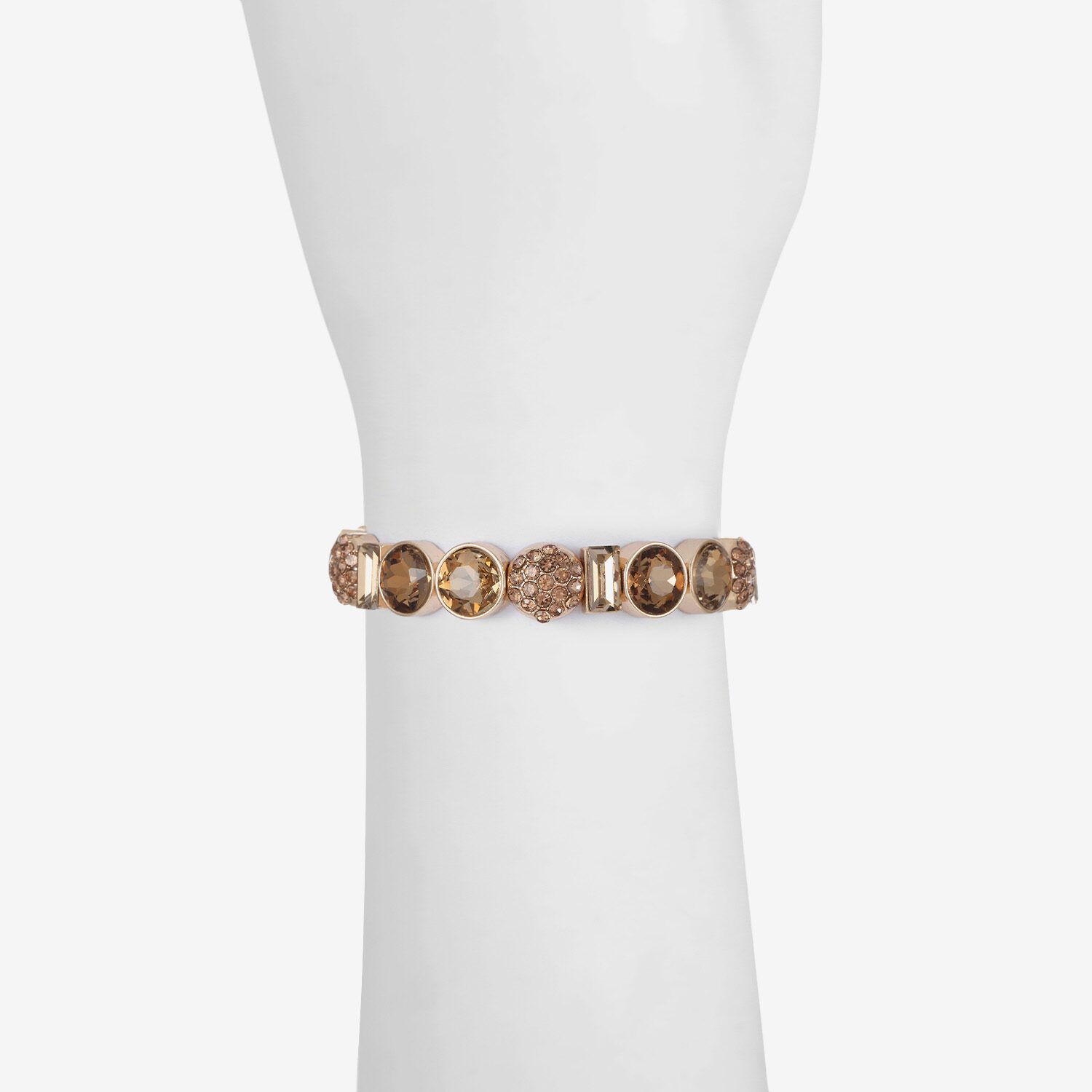 Liz Claiborne Womens Champagne Glass Stretch Bracelet