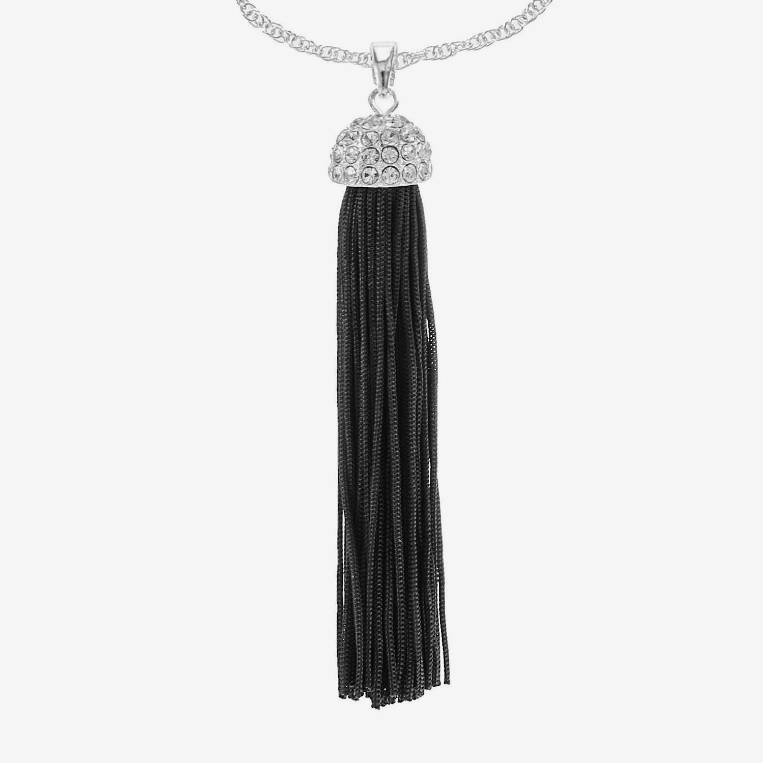 Liz Claiborne Womens Glass 28 Inch Pendant Necklace