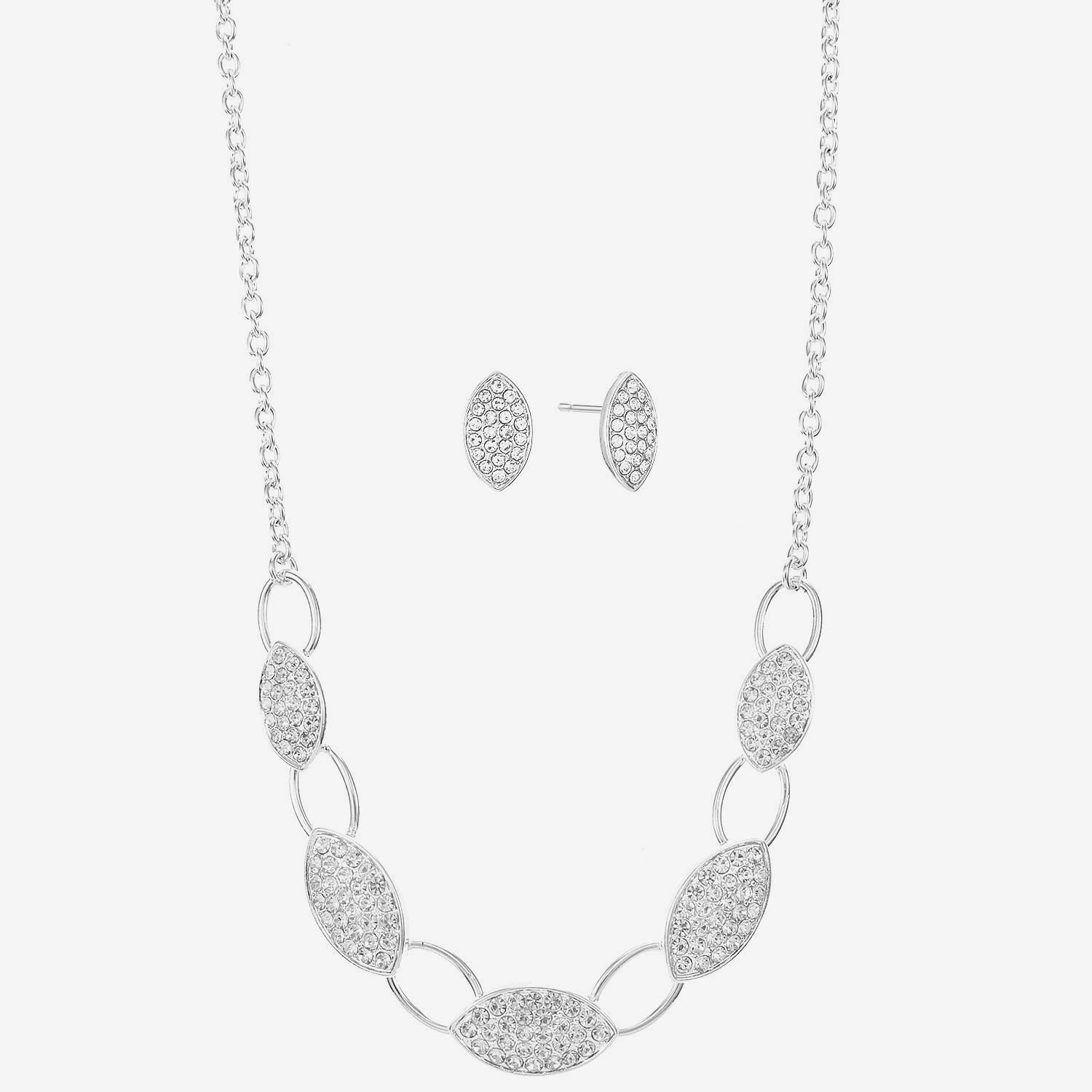 Liz Claiborne Womens Glass Hypoallergenic 3-pc. Necklace Set