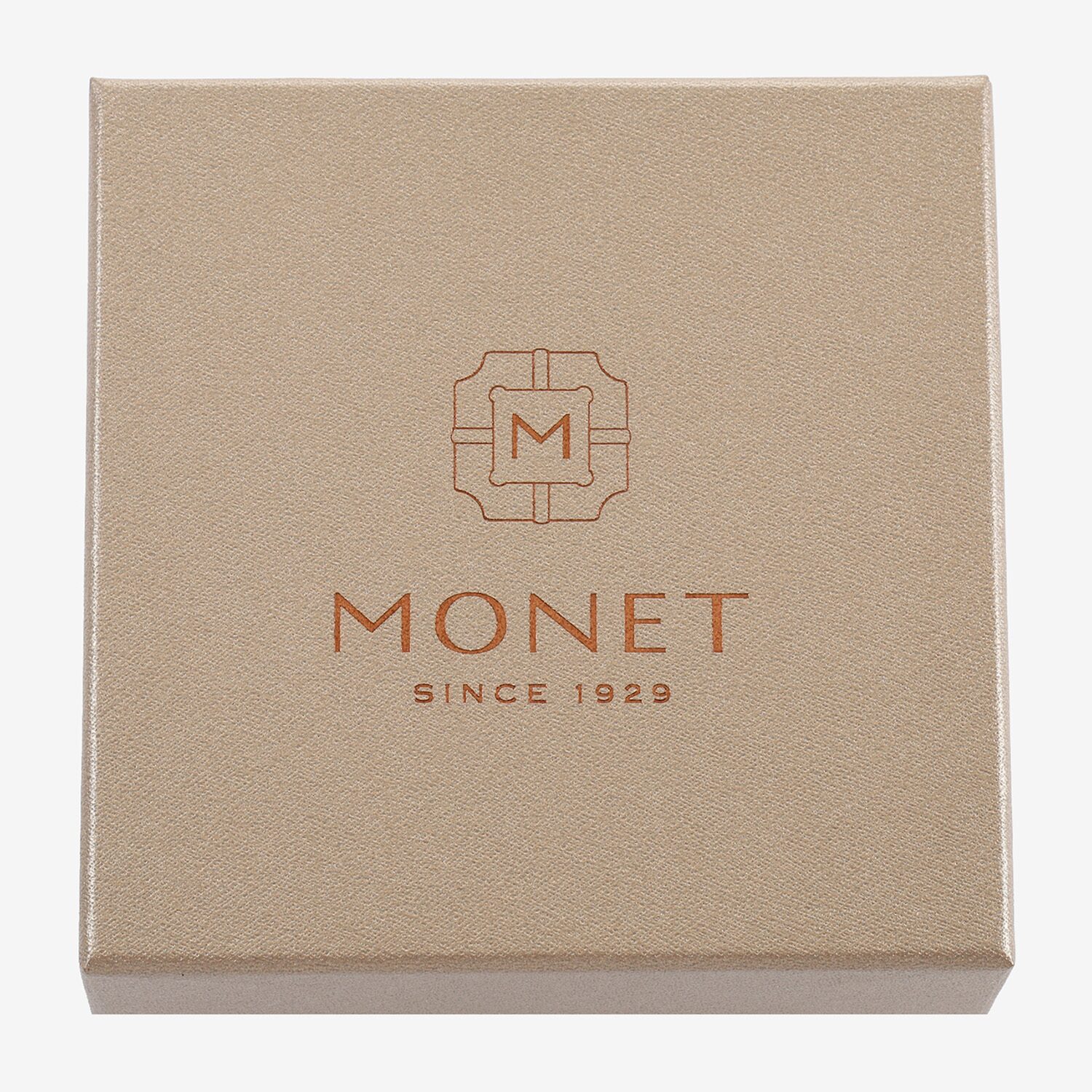 Monet Jewelry Brown Glass Pin
