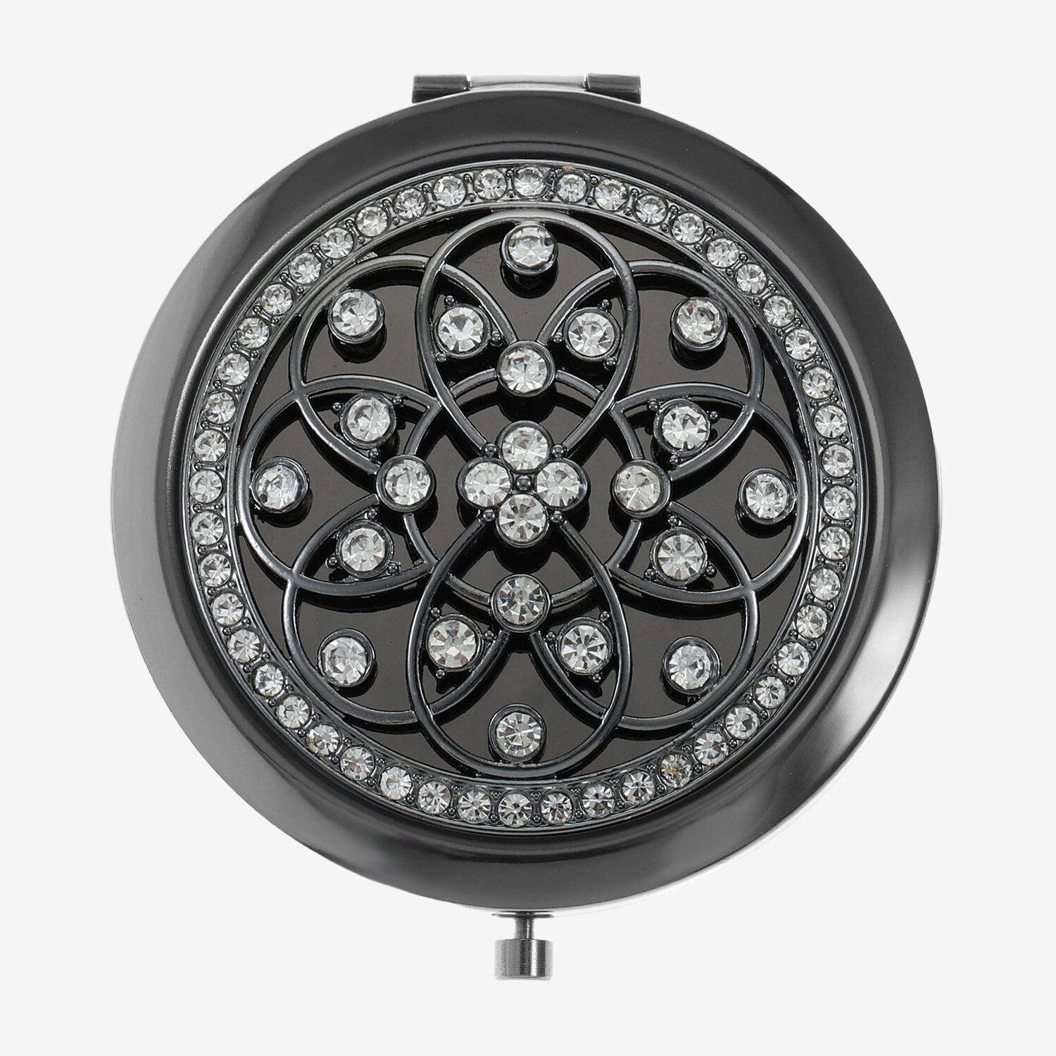Monet Jewelry Gray Compact Mirror