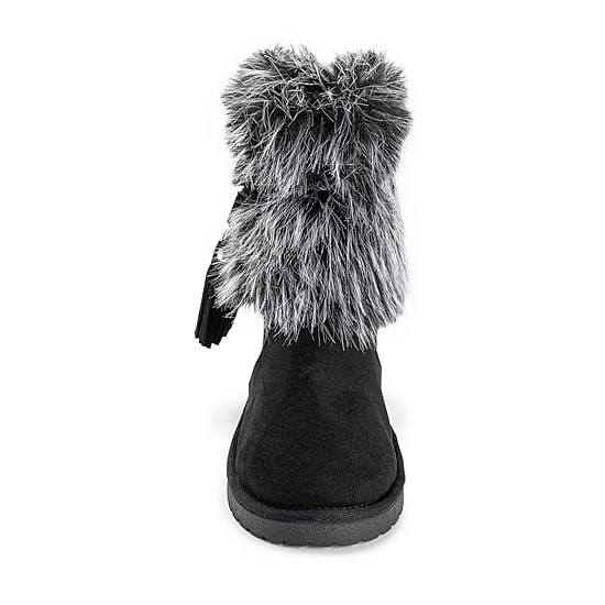Muk Luks Womens Women'S Ml Footwear Water Resistant Slip Resistant Faux Fur Lined Flat Heel Winter Boots