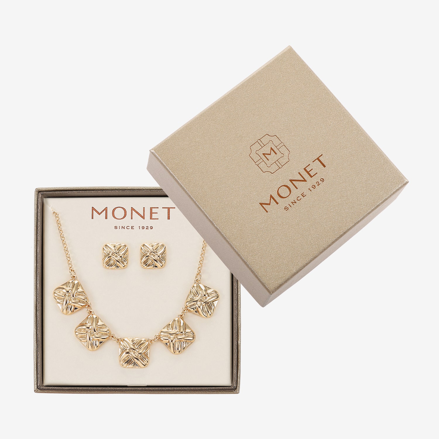 Monet Jewelry Womens Square 2-pc. Jewelry Set