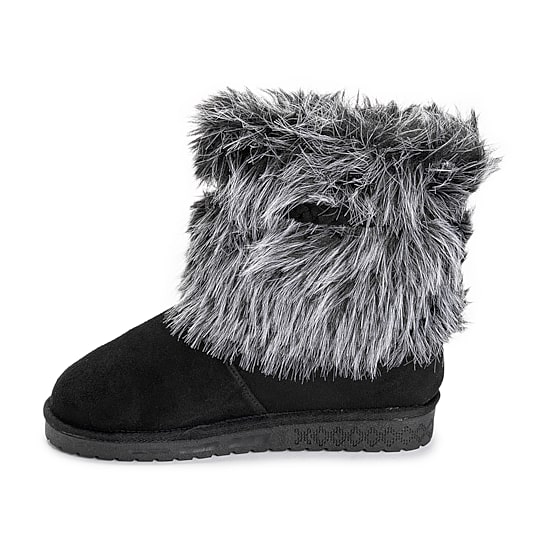 Muk Luks Womens Women'S Ml Footwear Water Resistant Slip Resistant Faux Fur Lined Flat Heel Winter Boots
