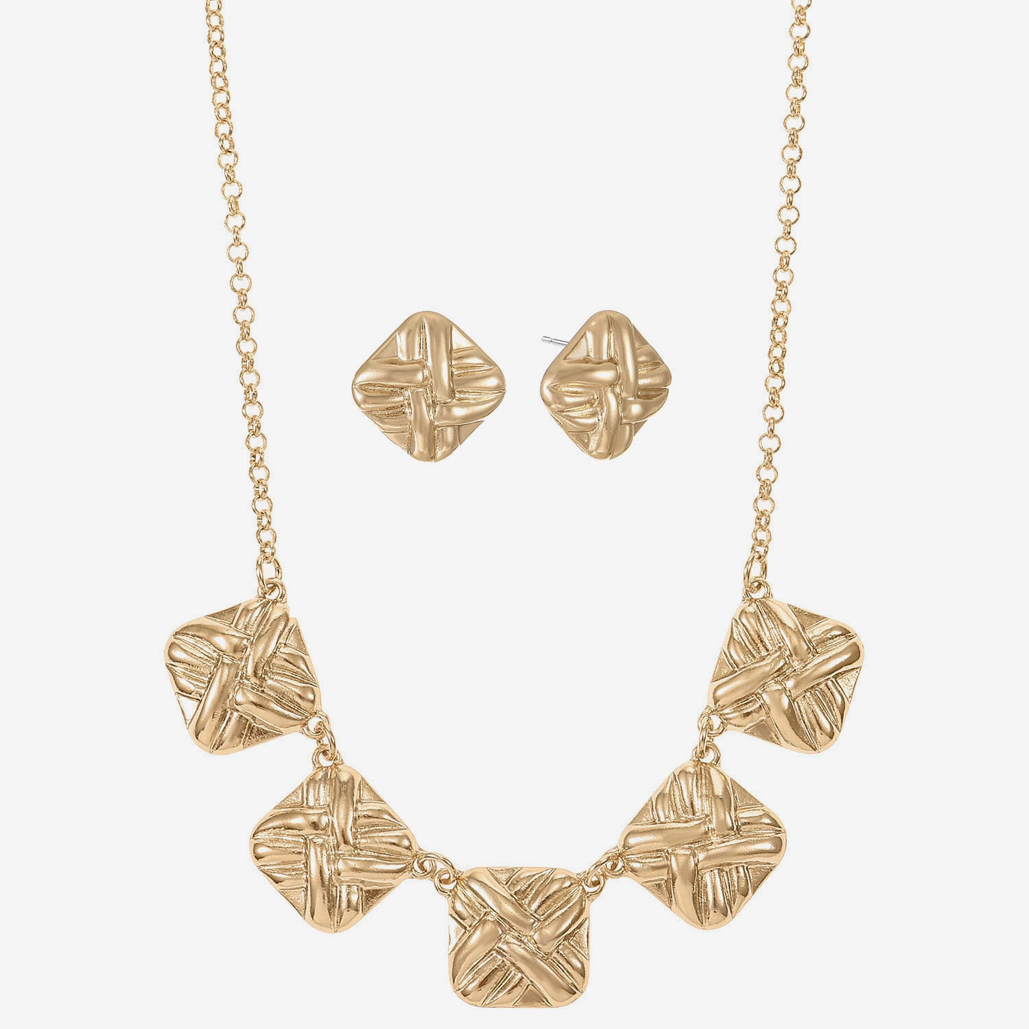 Monet Jewelry Womens Square 2-pc. Jewelry Set