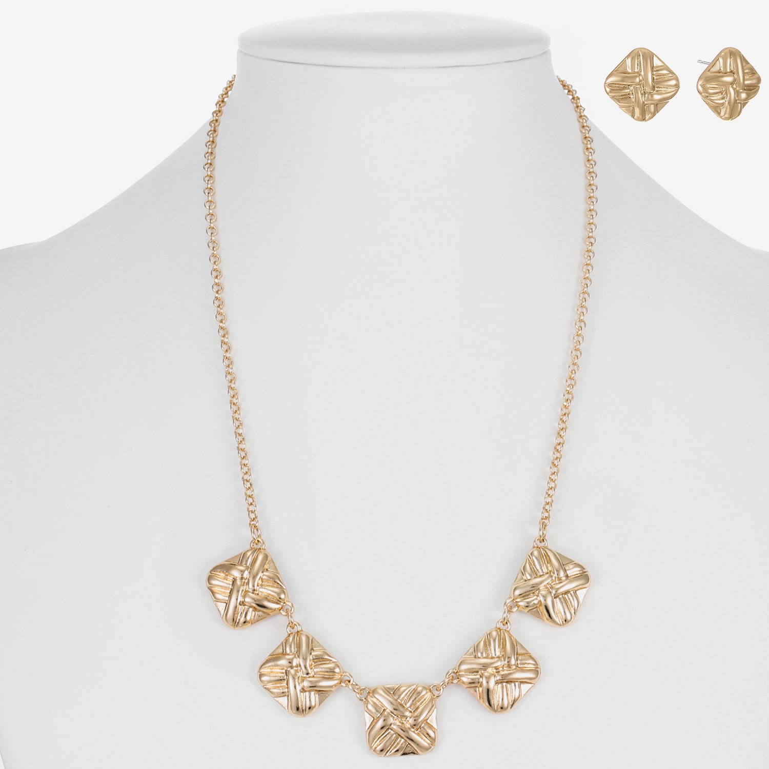Monet Jewelry Womens Square 2-pc. Jewelry Set