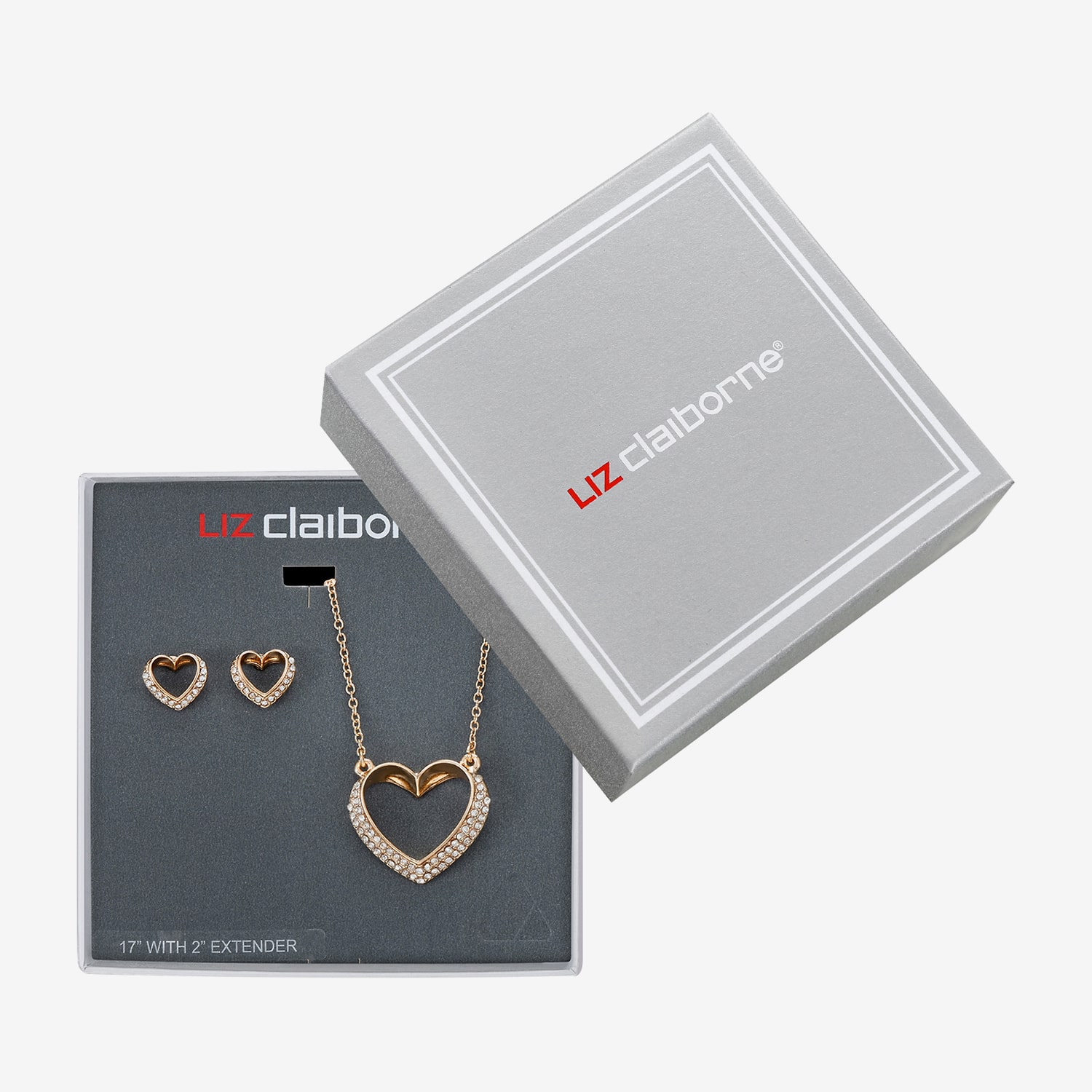 Liz Claiborne Womens Glass Hypoallergenic 3-pc. Necklace Set
