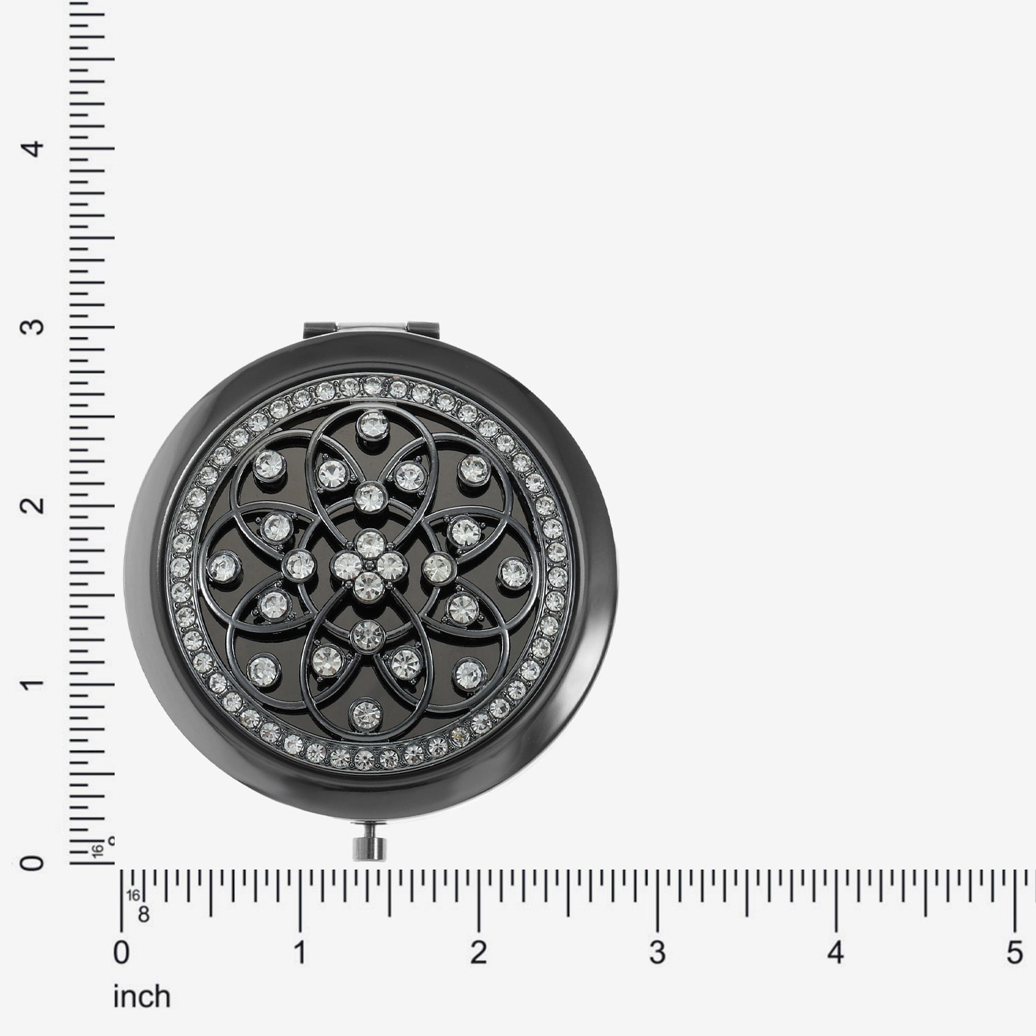 Monet Jewelry Gray Compact Mirror