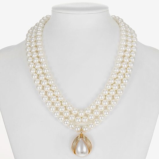 Bijoux Bar Womens 16 Inch Strand Necklace