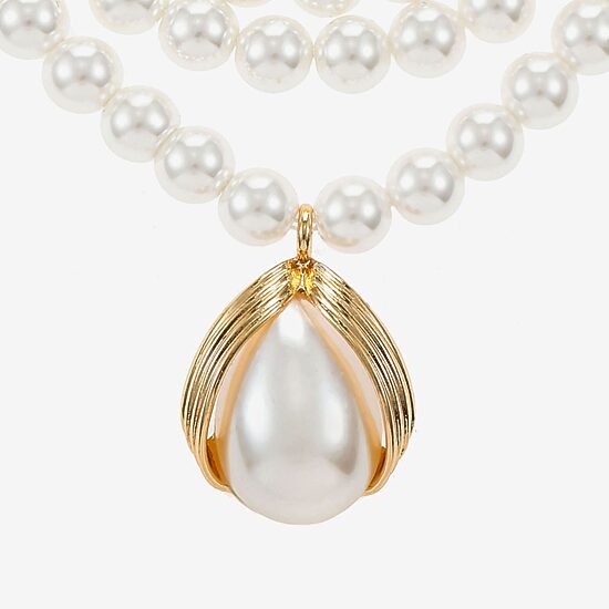 Bijoux Bar Womens 16 Inch Strand Necklace