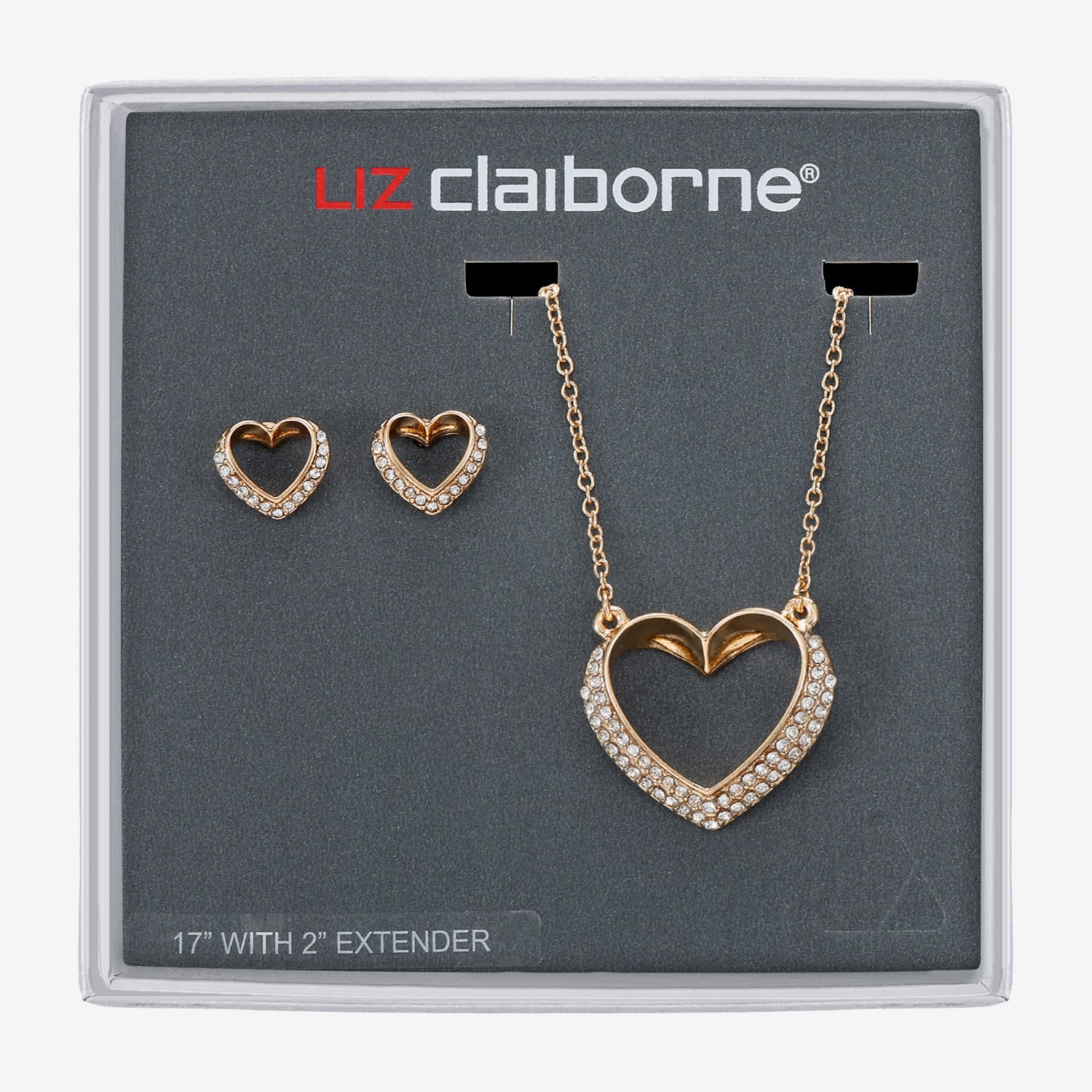 Liz Claiborne Womens Glass Hypoallergenic 3-pc. Necklace Set