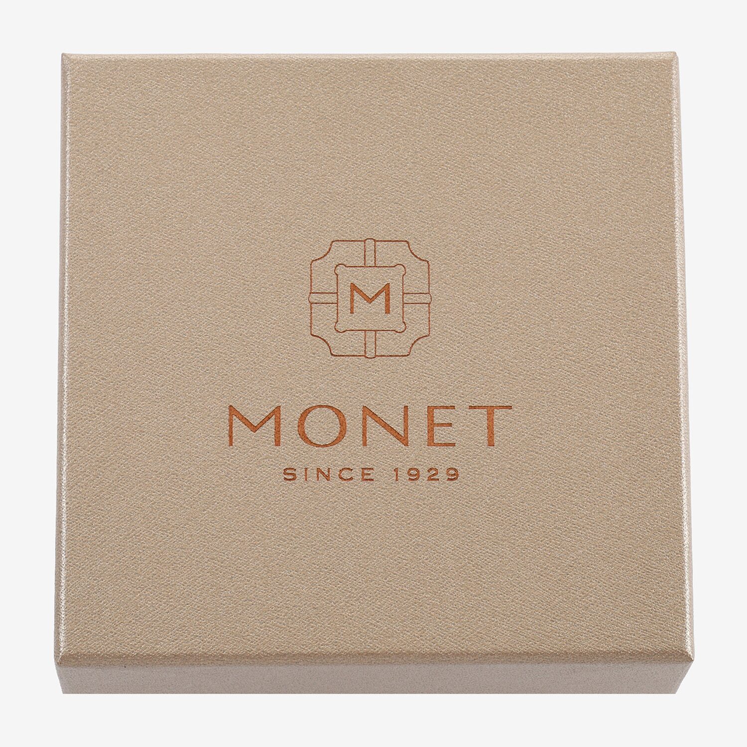 Monet Jewelry Brown Glass Pin