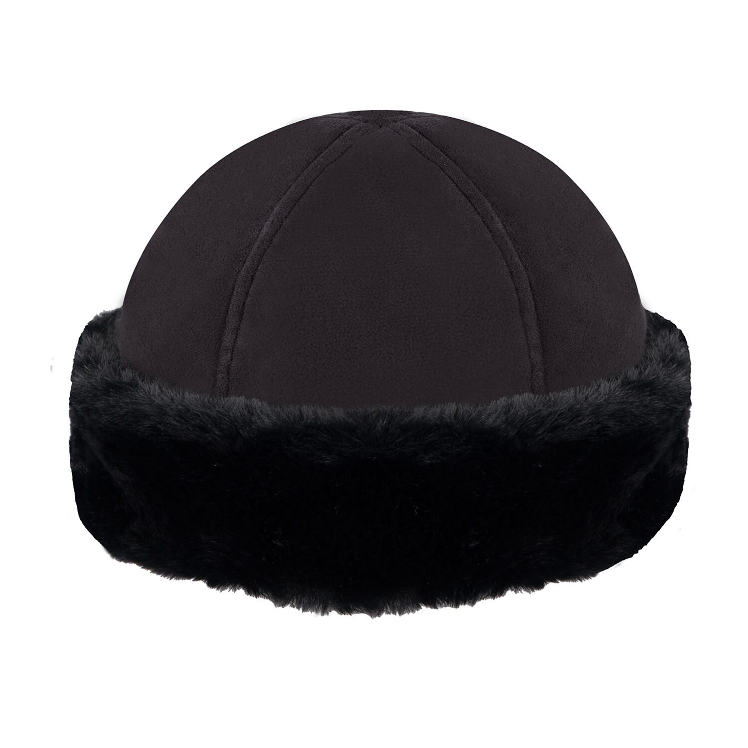 Isotoner Microsuede W/Fur Mens Beanie