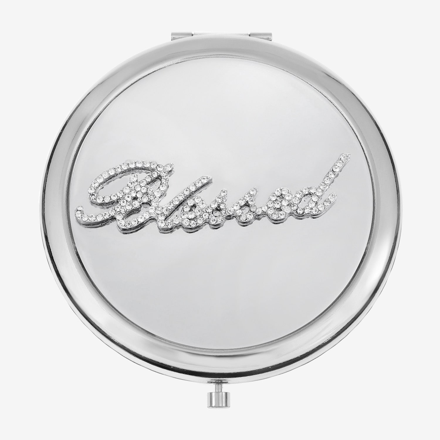 Monet Jewelry Silver Tone Compact Mirror