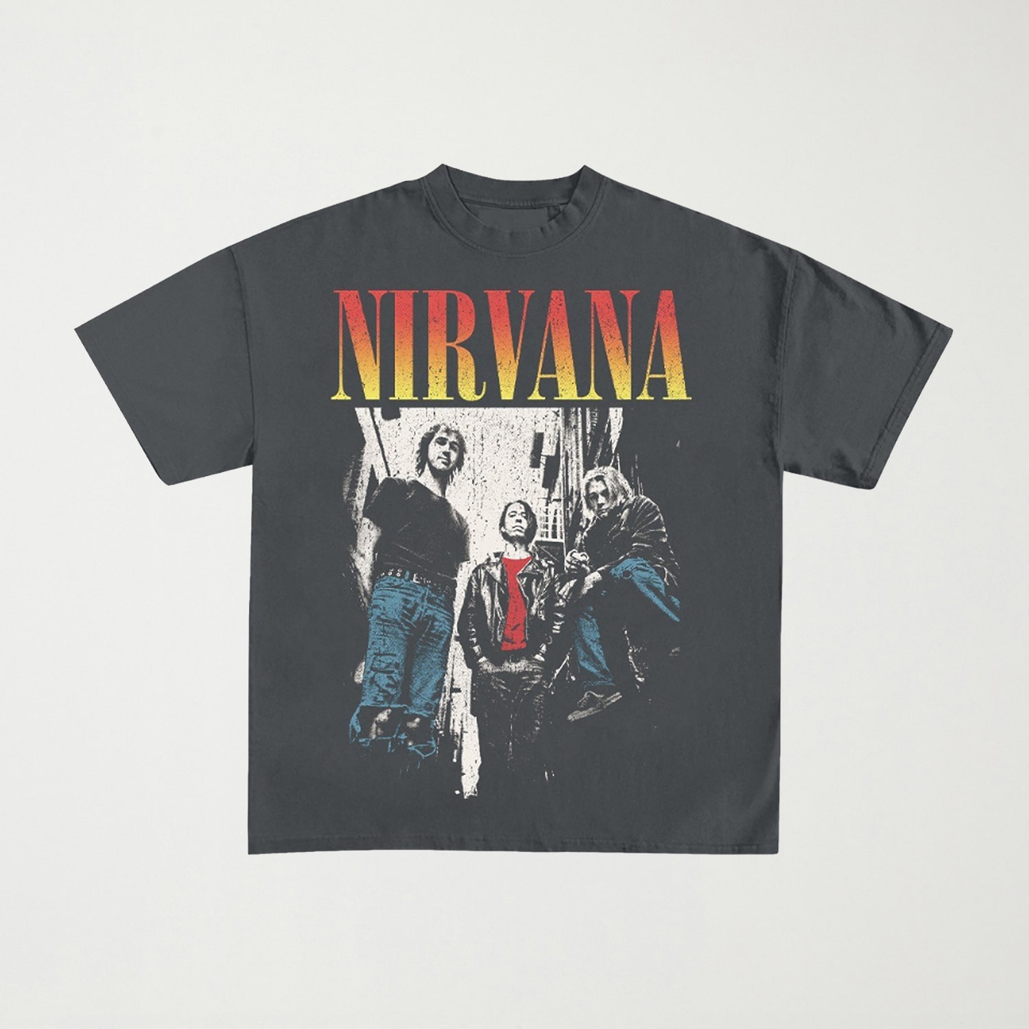 Mens Crew Neck Short Sleeve Regular Fit Graphic T-Shirt