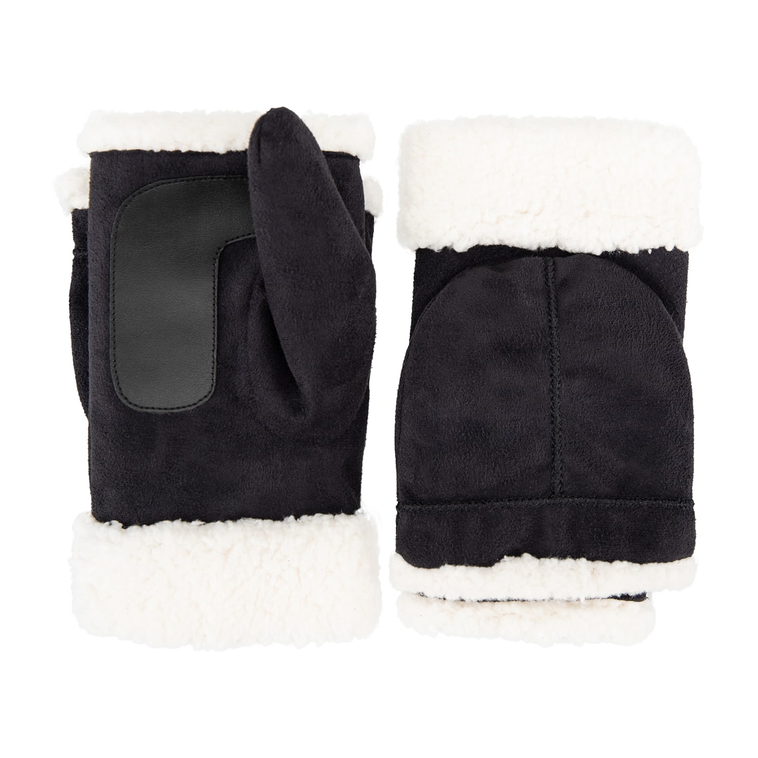 Isotoner Microsuede Flip Mittens
