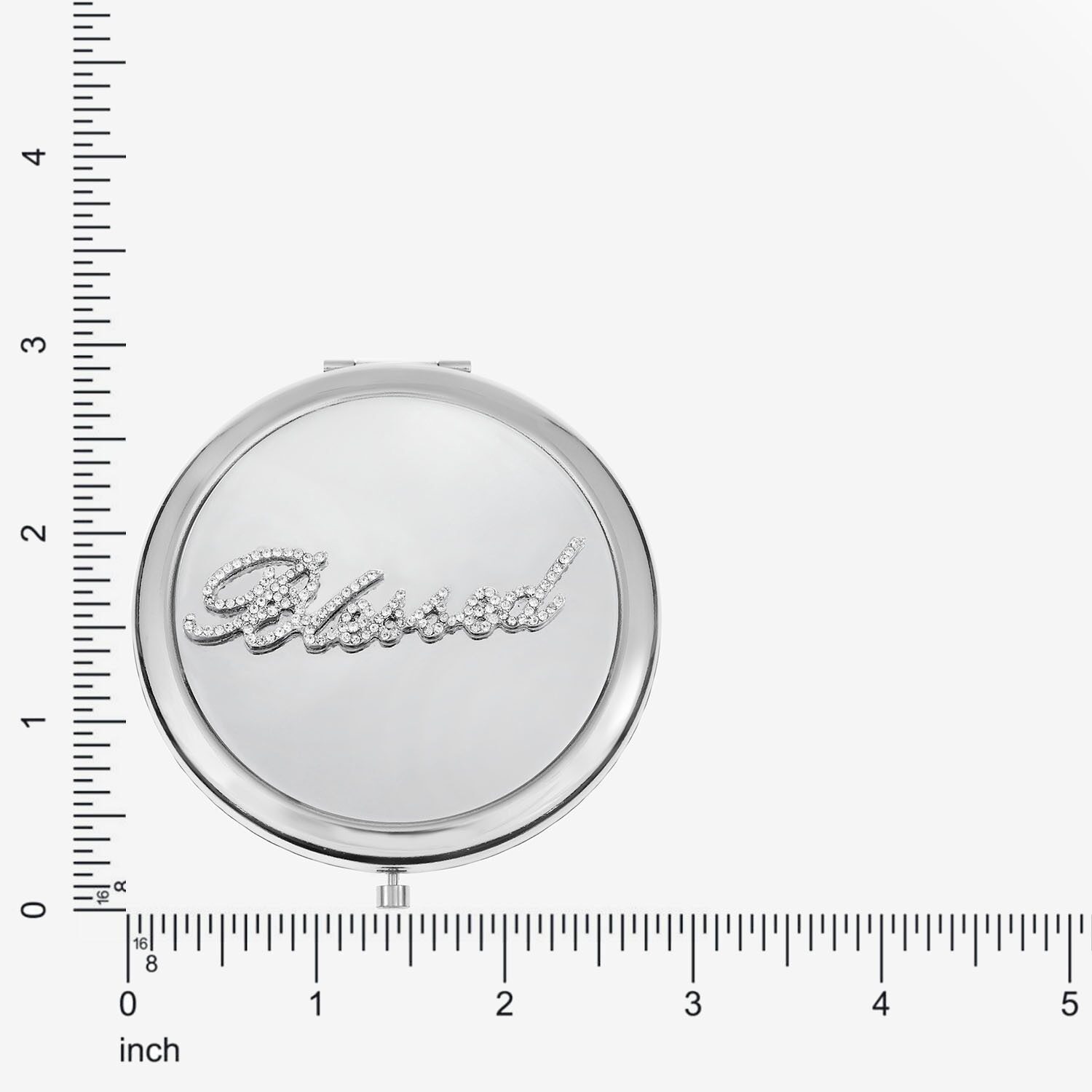 Monet Jewelry Silver Tone Compact Mirror