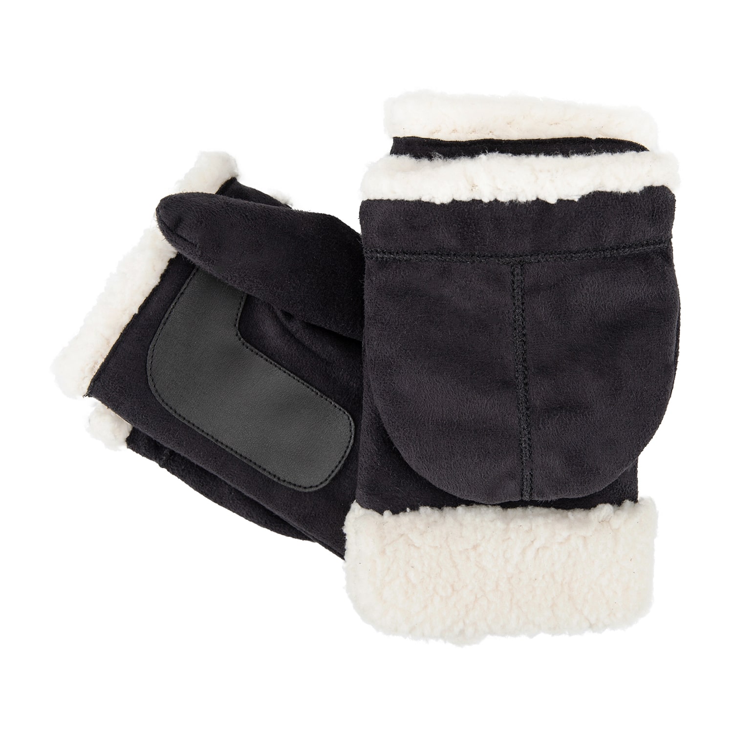 Isotoner Microsuede Flip Mittens
