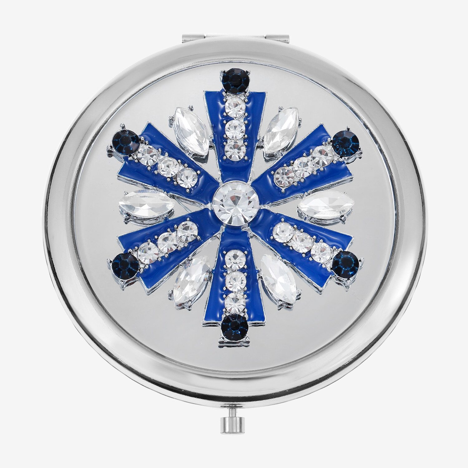 Monet Jewelry Silver Tone Star Compact Mirror