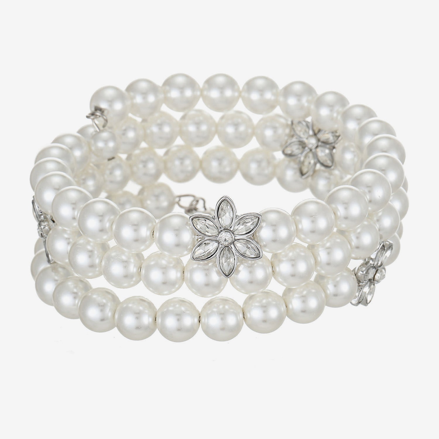 Monet Jewelry Womens Glass Cuff Bracelet