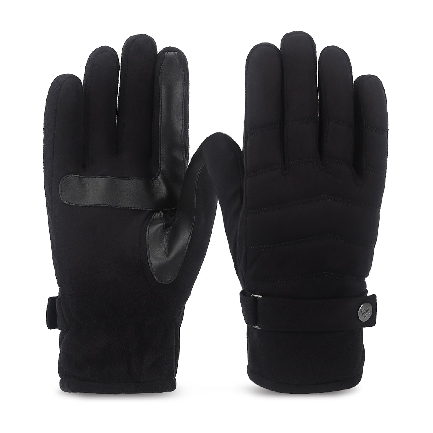 Isotoner Microsuede Quilted Gloves