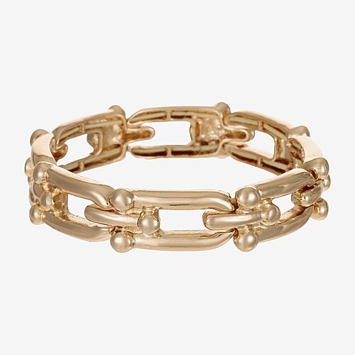 Liz Claiborne Womens Link Bracelet In Yellow