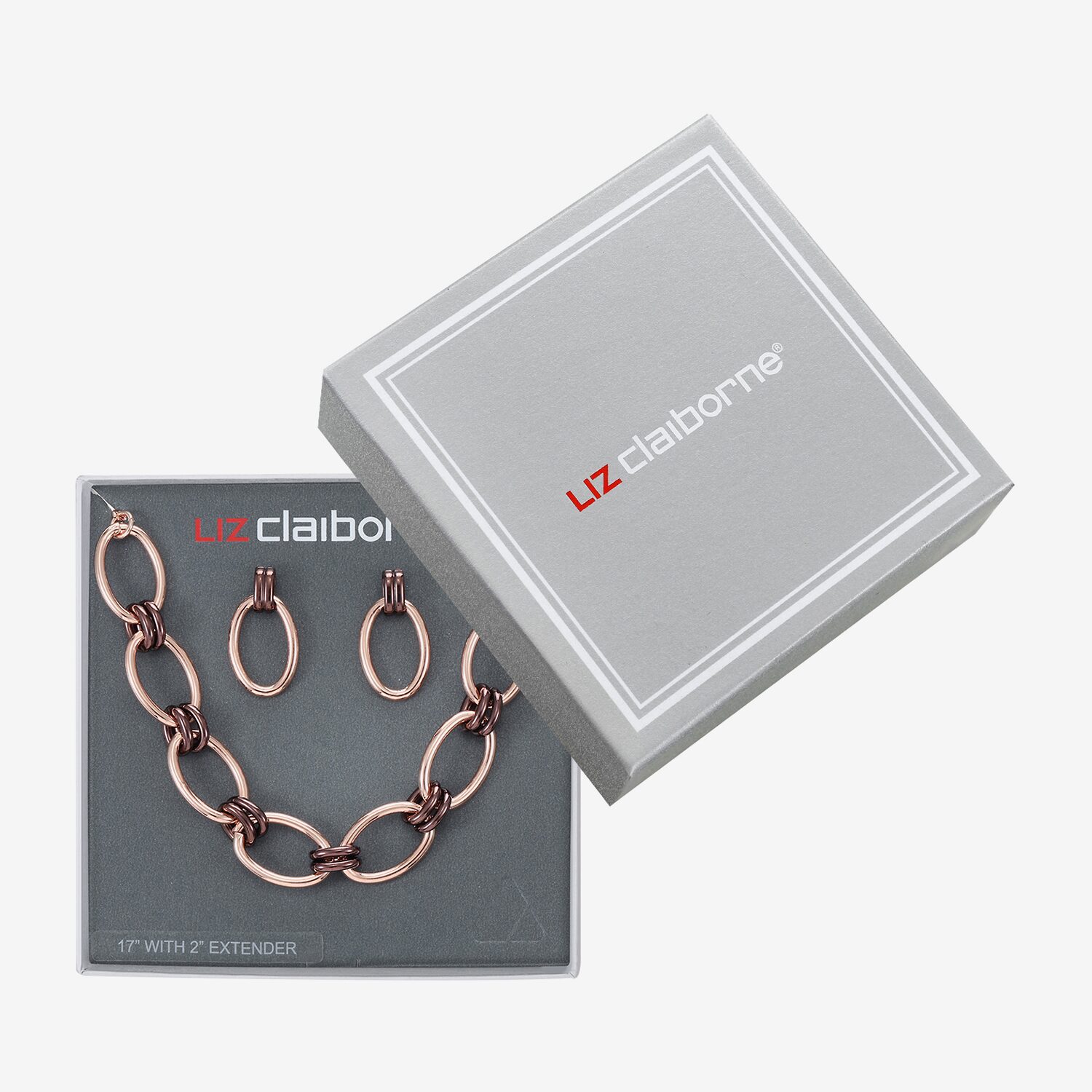 Liz Claiborne Womens Hypoallergenic 2-pc. Necklace Set