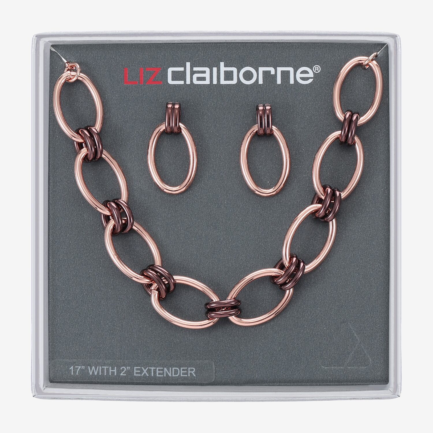 Liz Claiborne Womens Hypoallergenic 2-pc. Necklace Set