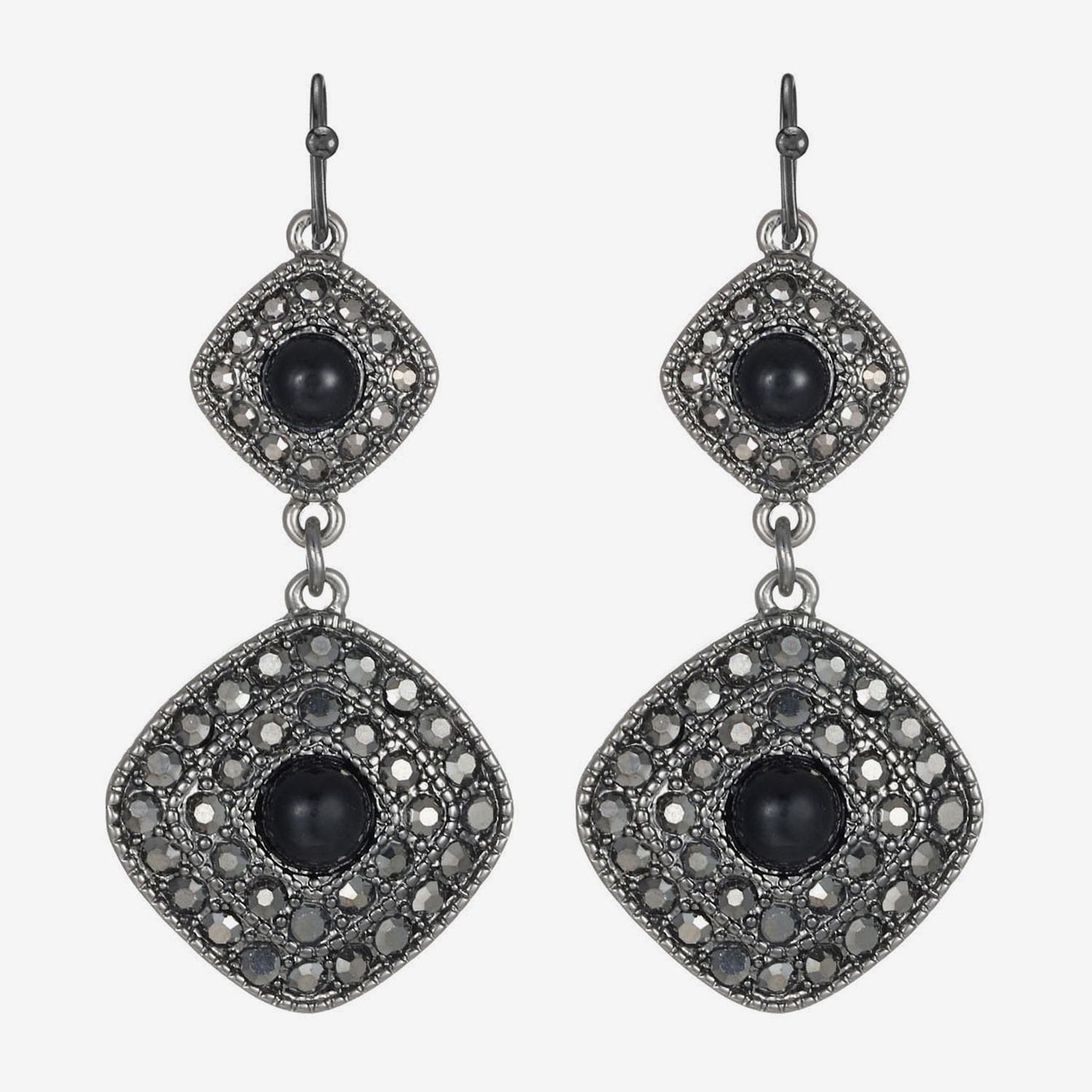 Liz Claiborne Womens Glass Drop Earrings