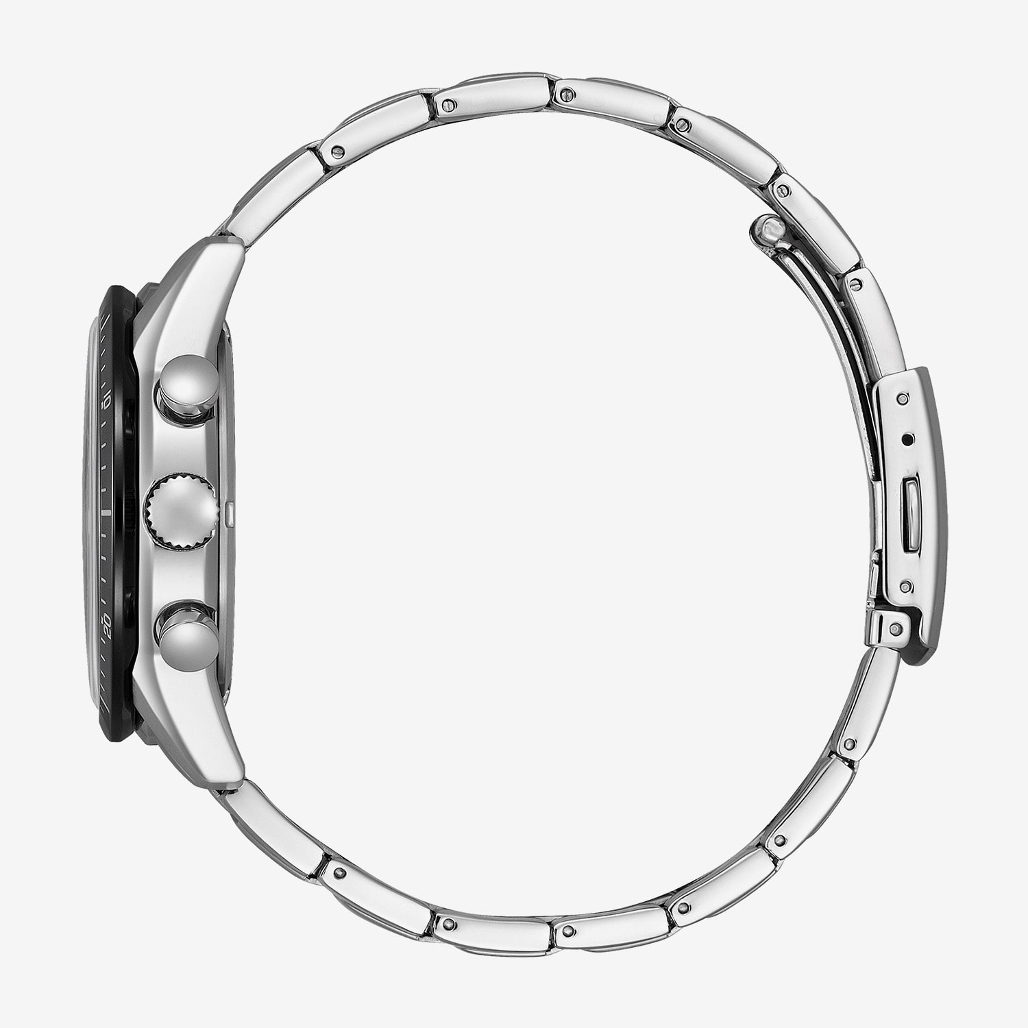 Citizen Sport Casual Mens Chronograph Silver Tone Stainless Steel Bracelet Watch Ca4624-56x