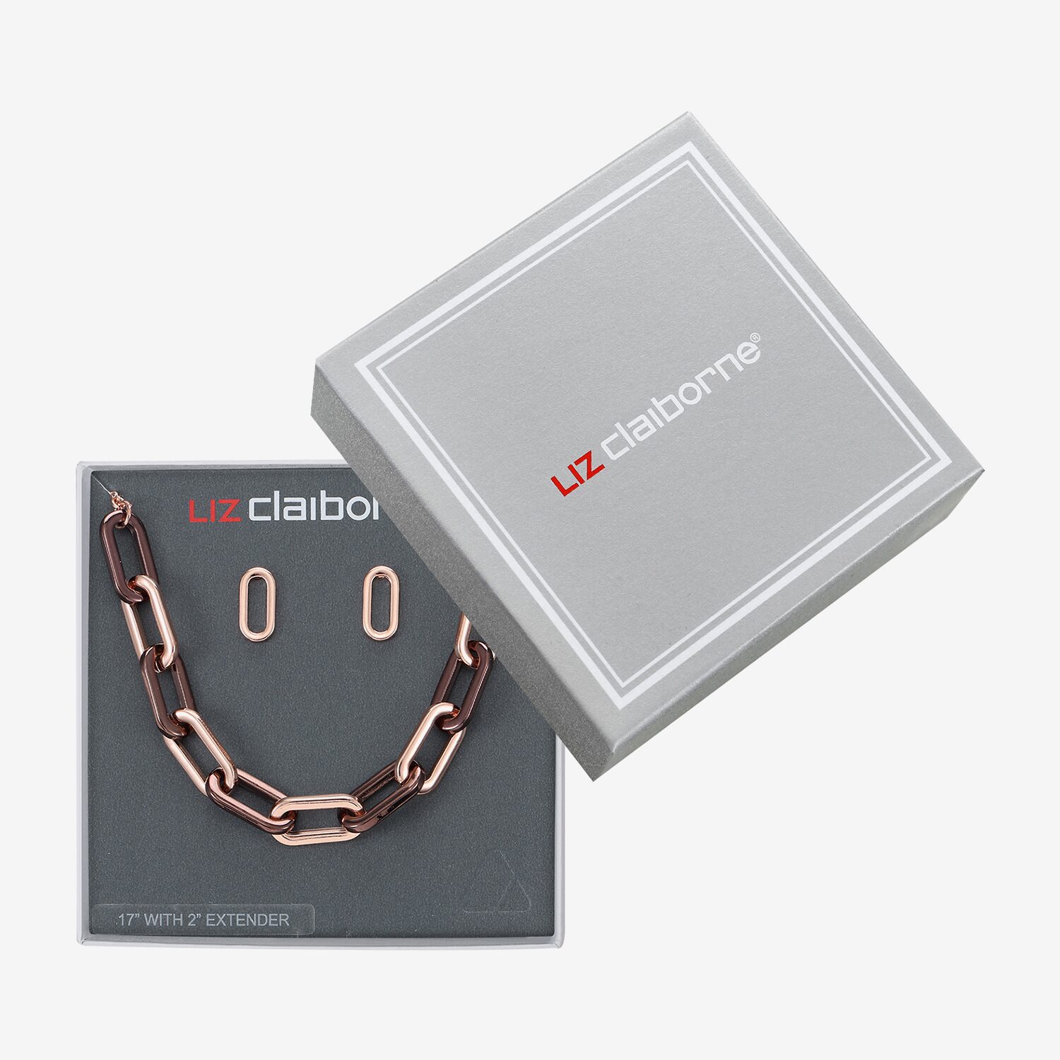 Liz Claiborne Womens Hypoallergenic 2-pc. Necklace Set